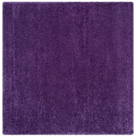 Safavieh 8 x 8 ft. Milan Shag Power Loomed Square Area Rug, Purple SG180-7373-8SQ